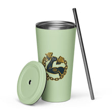 Cargar imagen en el visor de la galería, Rebelliouz Royalz Insulated tumbler with a straw
