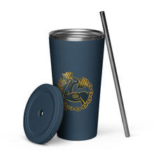 Cargar imagen en el visor de la galería, Rebelliouz Royalz Insulated tumbler with a straw