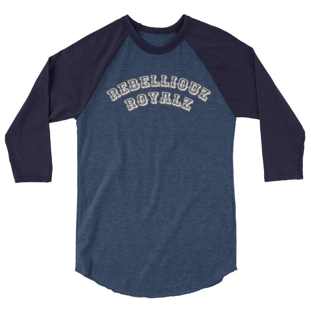 Rebelliouz Royalz 3/4 sleeve raglan shirt
