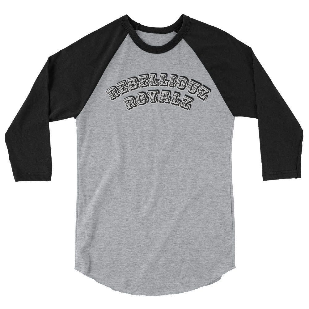 Rebelliouz Royalz 3/4 sleeve raglan shirt