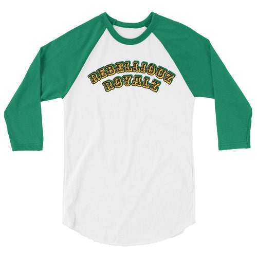 Rebelliouz Royalz 3/4 sleeve raglan shirt
