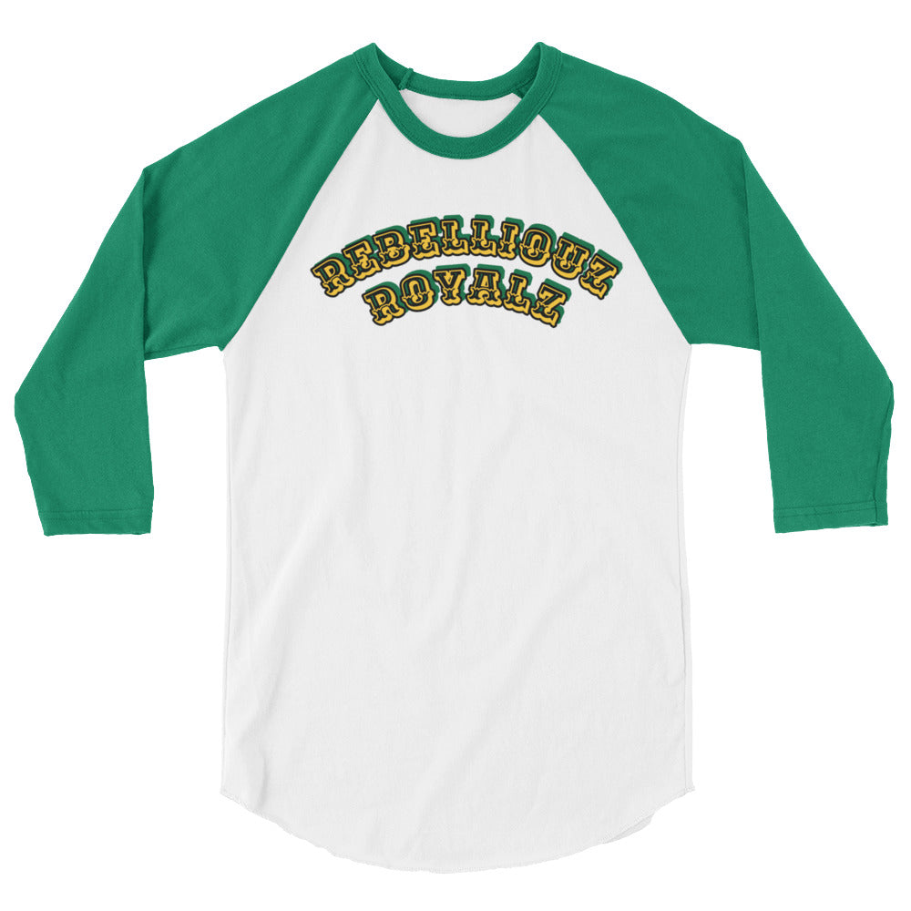 Rebelliouz Royalz 3/4 sleeve raglan shirt